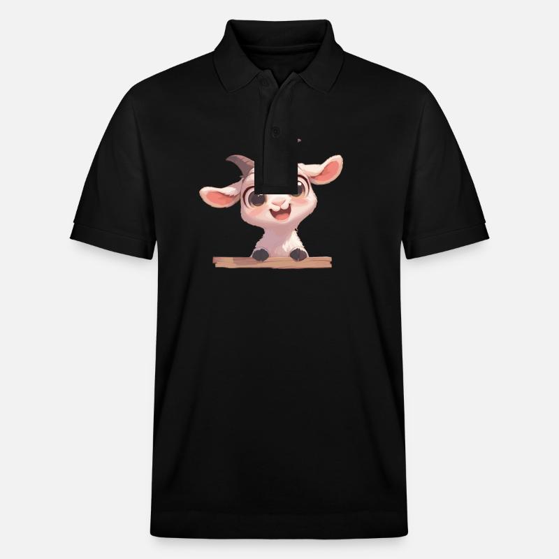 Chèvres chèvre - Polo PREPSTER bio Stanley/Stella Unisexe - noir