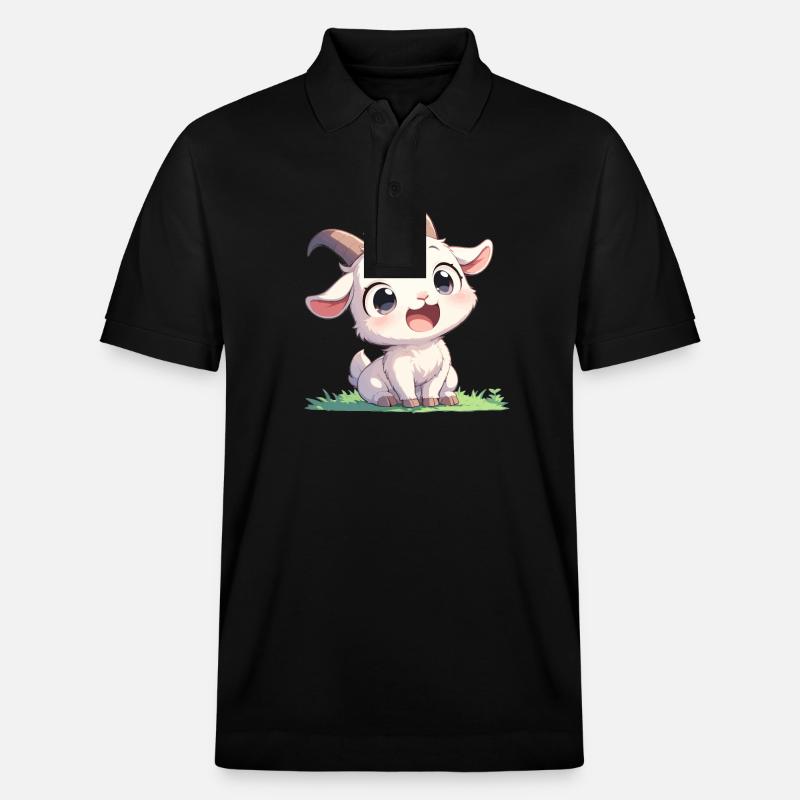 Chèvres chèvre - Polo PREPSTER bio Stanley/Stella Unisexe - noir