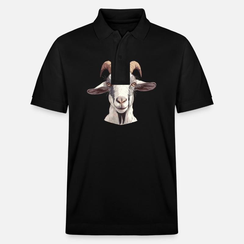 Chèvres chèvre - Polo PREPSTER bio Stanley/Stella Unisexe - noir