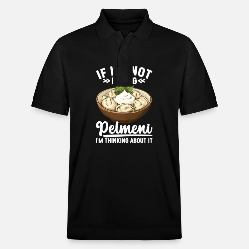 Pelmeni Cuisine russe - Polo PREPSTER bio Stanley/Stella Unisexe - noir