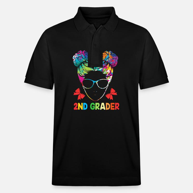 2. Klasse - Stanley/Stella Unisex Bio-Poloshirt PREPSTER - Schwarz