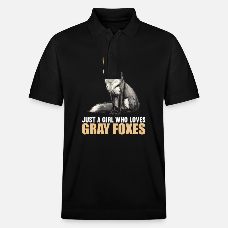 Graufüchse Graufuchs - Stanley/Stella Unisex Bio-Poloshirt PREPSTER - Schwarz