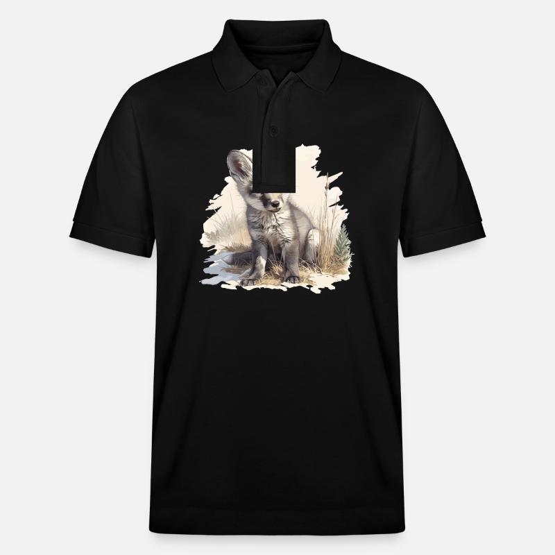 Graufüchse Graufuchs - Stanley/Stella Unisex Bio-Poloshirt PREPSTER - Schwarz