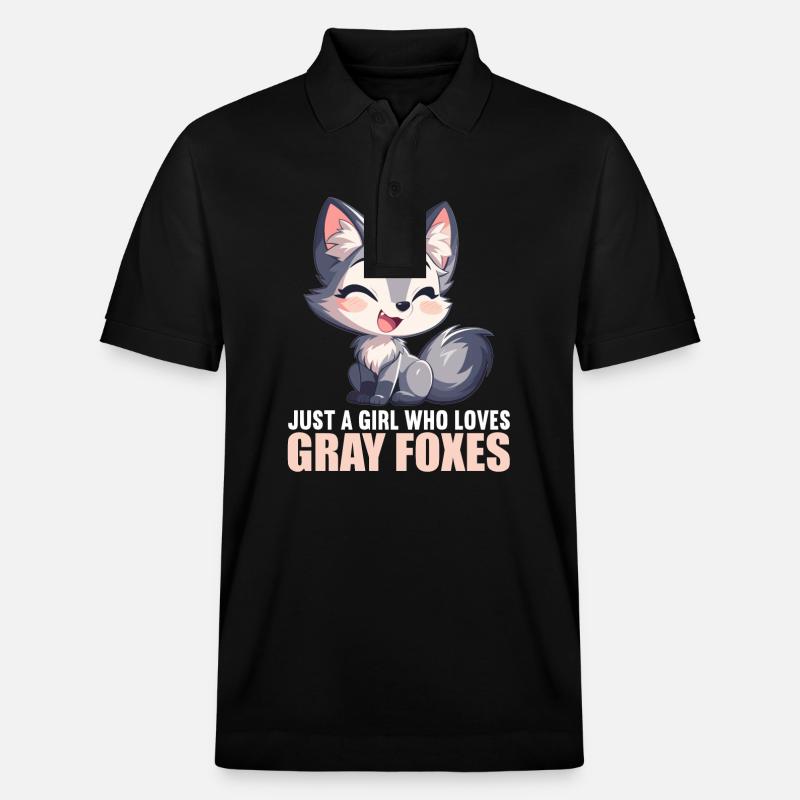 Graufüchse Graufuchs - Stanley/Stella Unisex Bio-Poloshirt PREPSTER - Schwarz