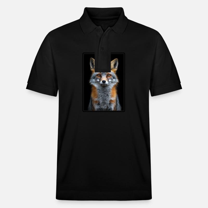 Renards gris Renard gris - Polo PREPSTER bio Stanley/Stella Unisexe - noir
