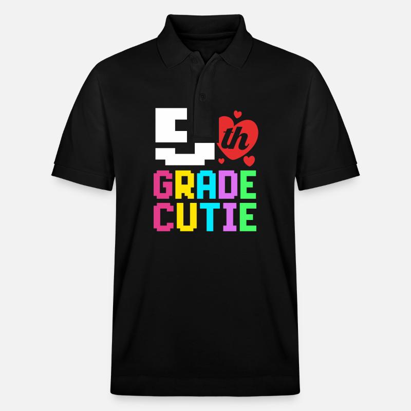 5. Klasse - Stanley/Stella Unisex Bio-Poloshirt PREPSTER - Schwarz