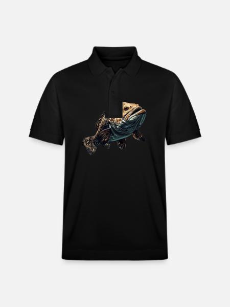 mérou mérou - Polo PREPSTER bio Stanley/Stella Unisexe - noir