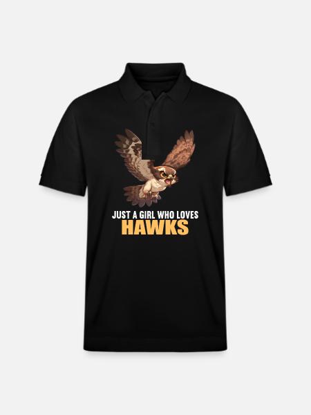 Falcon Falcon - Stanley/Stella Unisex Organic Polo Shirt PREPSTER - black