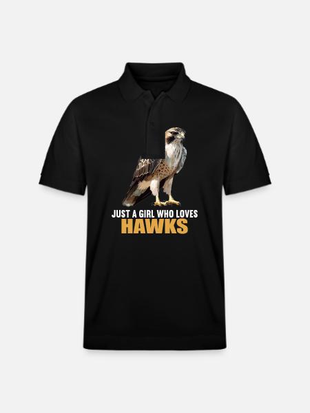 Falcon Falcon - Stanley/Stella Unisex Organic Polo Shirt PREPSTER - black