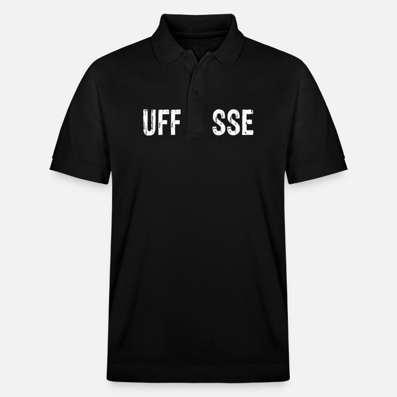 Uffbasse - Stanley/Stella Unisex Bio-Poloshirt PREPSTER - Schwarz