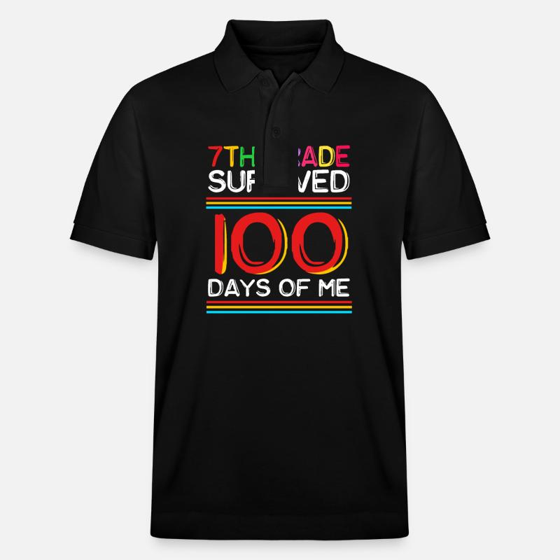 5e - Polo PREPSTER bio Stanley/Stella Unisexe - noir