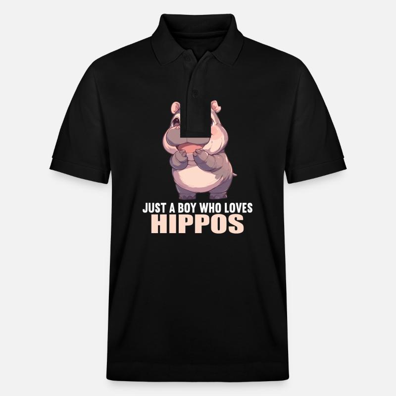 Hippopotame Hippopotame - Polo PREPSTER bio Stanley/Stella Unisexe - noir
