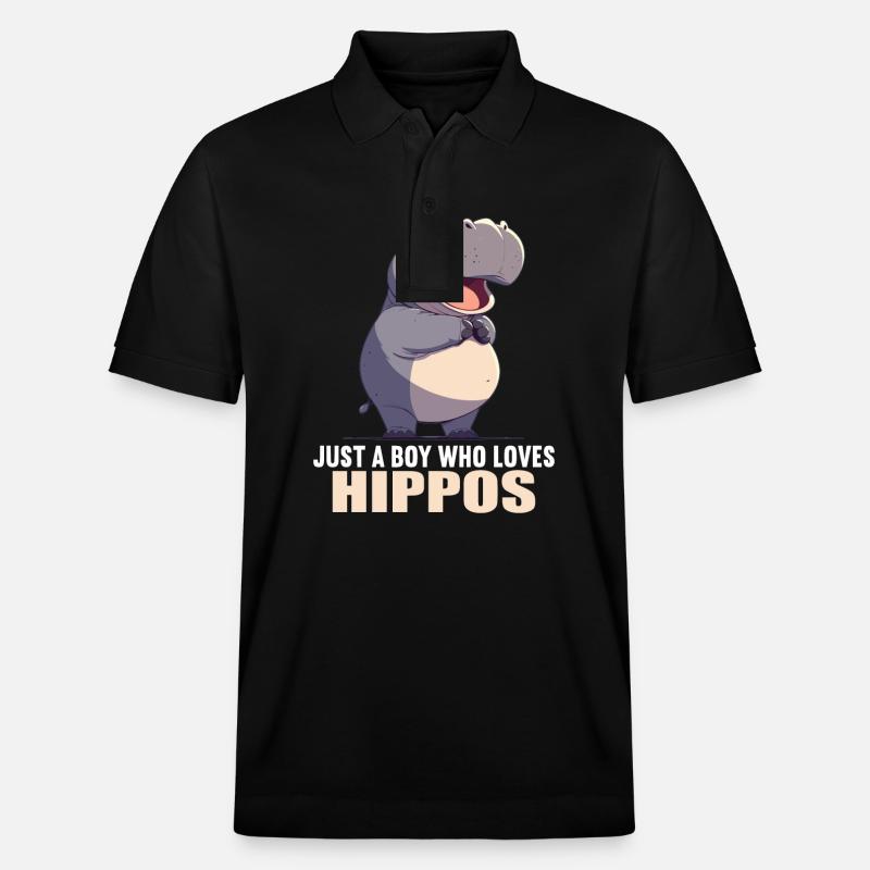 Hippopotame Hippopotame - Polo PREPSTER bio Stanley/Stella Unisexe - noir