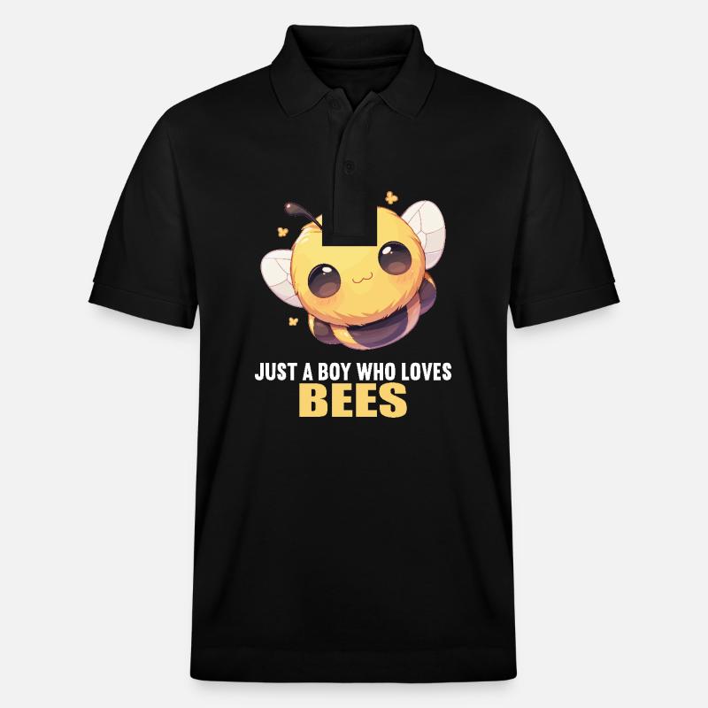 Abeilles Abeille - Polo PREPSTER bio Stanley/Stella Unisexe - noir