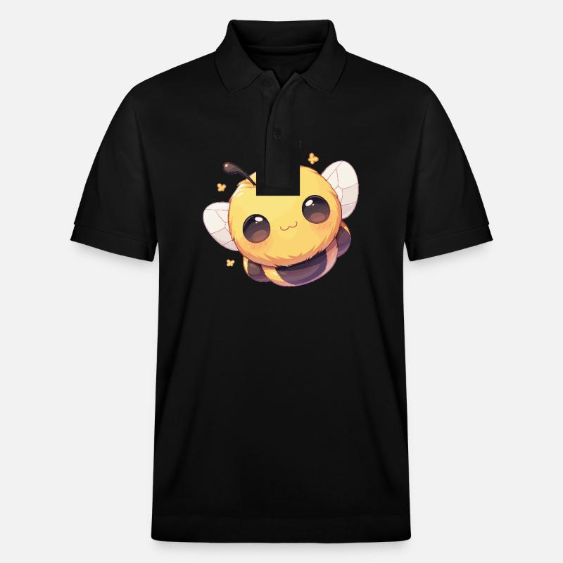 Abeilles Abeille - Polo PREPSTER bio Stanley/Stella Unisexe - noir