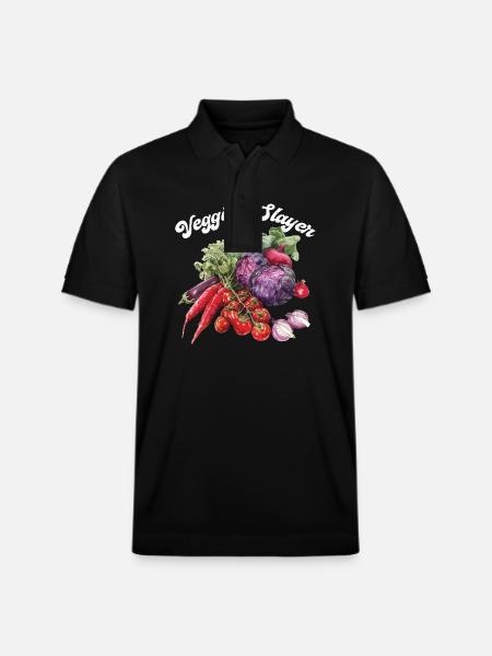 Veggie Slayer 2 - Stanley/Stella Unisex Bio-Poloshirt PREPSTER - Schwarz