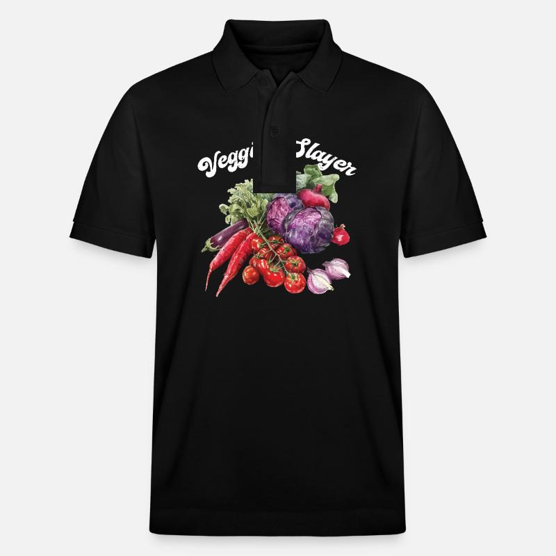 Veggie Slayer 2 - Stanley/Stella Unisex Bio-Poloshirt PREPSTER - Schwarz
