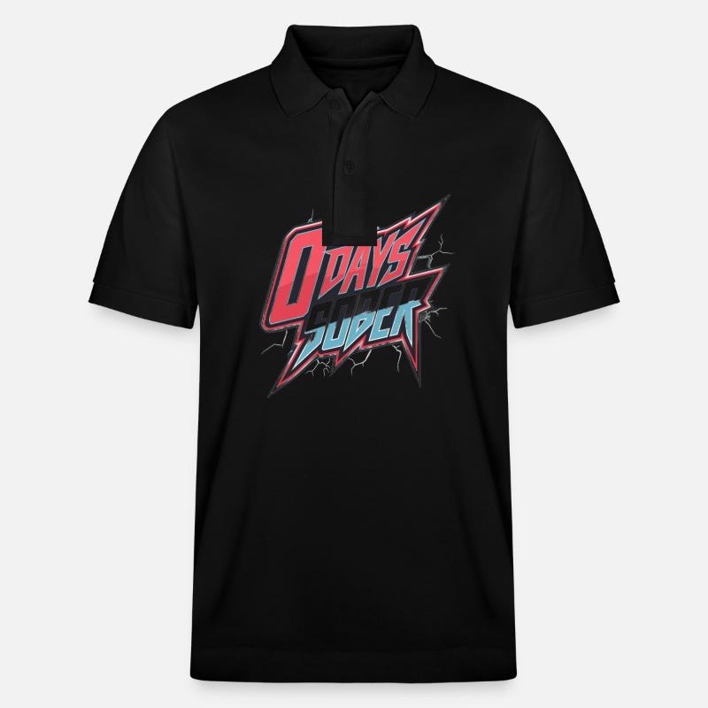 0 Days Sober 17 - Stanley/Stella Unisex Bio-Poloshirt PREPSTER - Schwarz