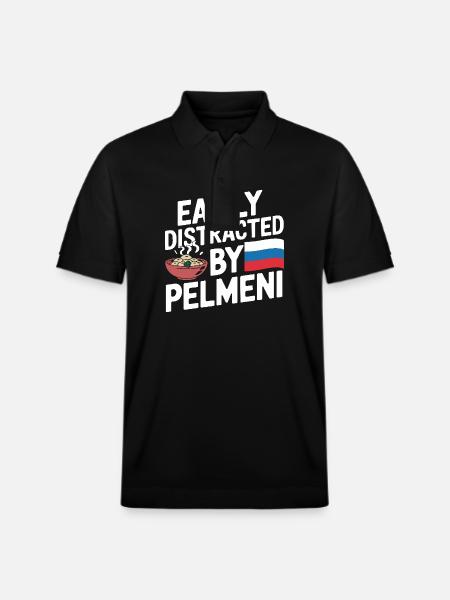Pelmeni Cuisine russe - Polo PREPSTER bio Stanley/Stella Unisexe - noir