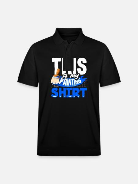 This is my painter outfit - Stanley/Stella Unisex Organic Polo Shirt PREPSTER - black