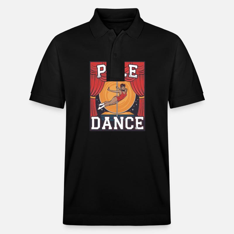 Pole Dance Pole Tänzerin Stangentanz - Stanley/Stella Unisex Bio-Poloshirt PREPSTER - Schwarz