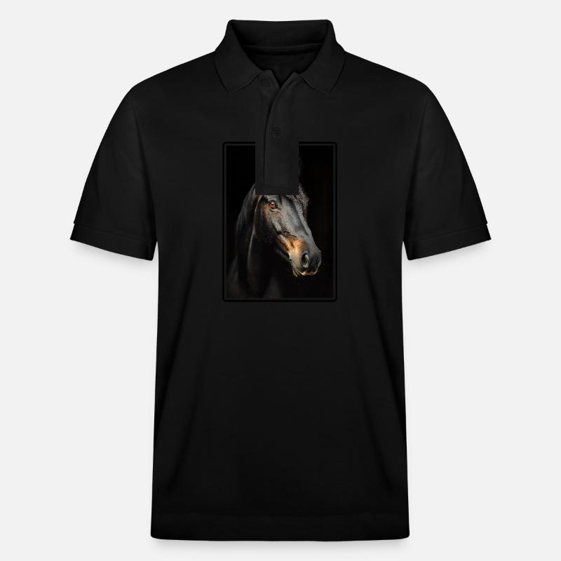 Chevaux Cheval - Polo PREPSTER bio Stanley/Stella Unisexe - noir