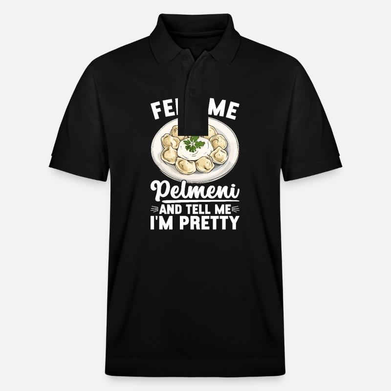 Pelmeni Cuisine russe - Polo PREPSTER bio Stanley/Stella Unisexe - noir