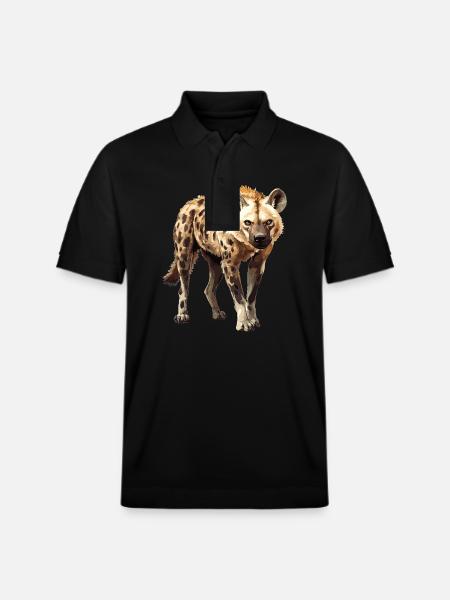 Hyänen Hyäne - Stanley/Stella Unisex Bio-Poloshirt PREPSTER - Schwarz