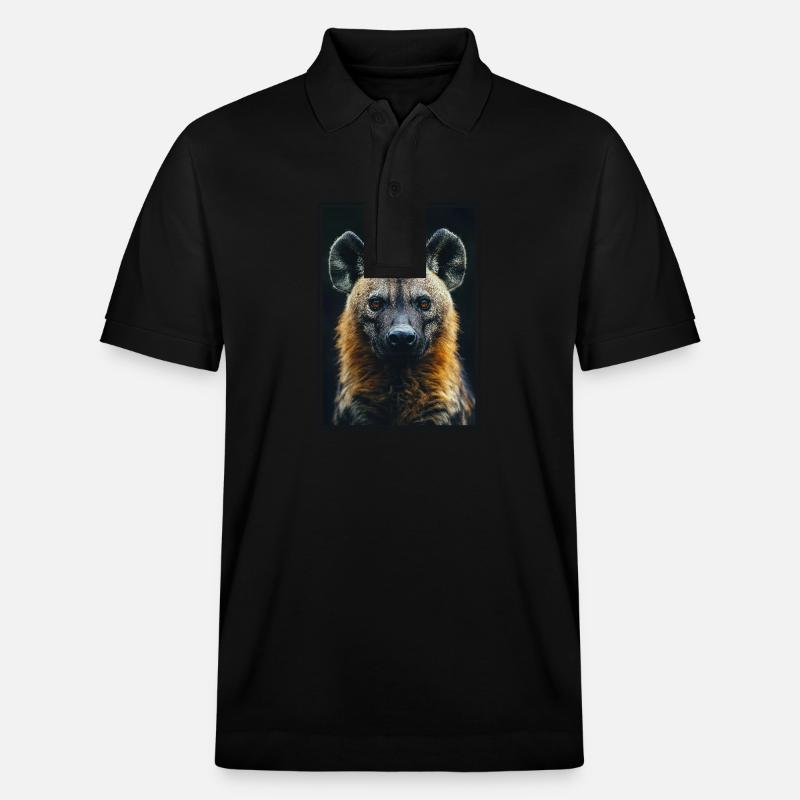 Hyänen Hyäne - Stanley/Stella Unisex Bio-Poloshirt PREPSTER - Schwarz