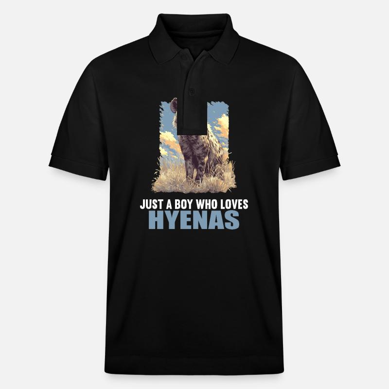 Hyänen Hyäne - Stanley/Stella Unisex Bio-Poloshirt PREPSTER - Schwarz