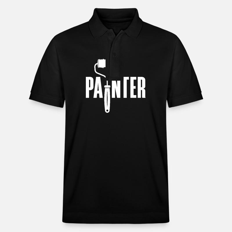Painter Tool Creative Inspiration - Stanley/Stella Unisex Organic Polo Shirt PREPSTER - black