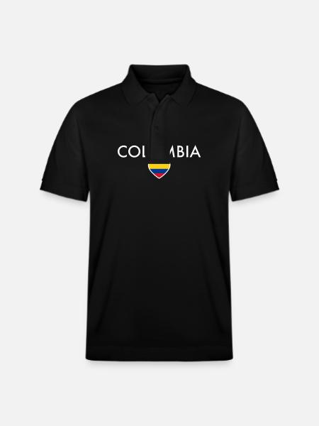 Colombie Colombie Drapeau colombien - Polo PREPSTER bio Stanley/Stella Unisexe - noir