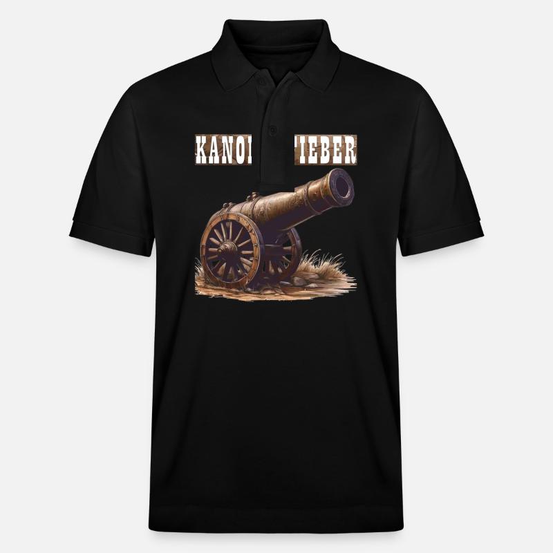 KANONENFIEBER - Polo PREPSTER bio Stanley/Stella Unisexe - noir