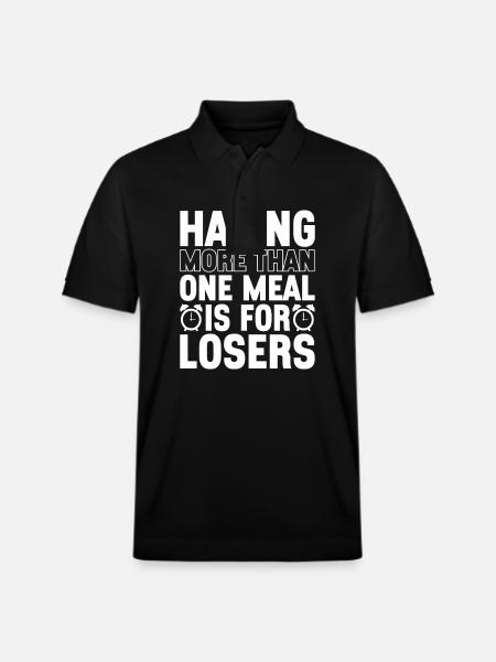 Intermittent fasting Intermittent fasting - Stanley/Stella Unisex Organic Polo Shirt PREPSTER - black