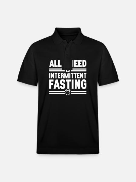 Intermittent fasting Intermittent fasting - Stanley/Stella Unisex Organic Polo Shirt PREPSTER - black