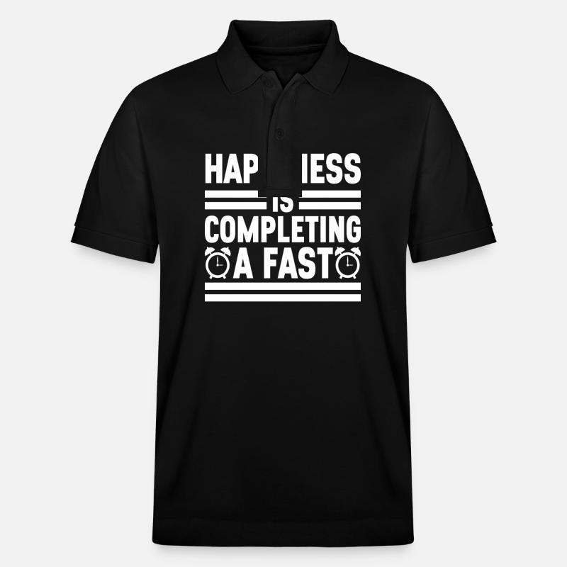 Intermittent fasting Intermittent fasting - Stanley/Stella Unisex Organic Polo Shirt PREPSTER - black