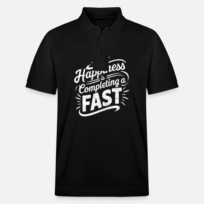 Intermittent fasting Intermittent fasting - Stanley/Stella Unisex Organic Polo Shirt PREPSTER - black