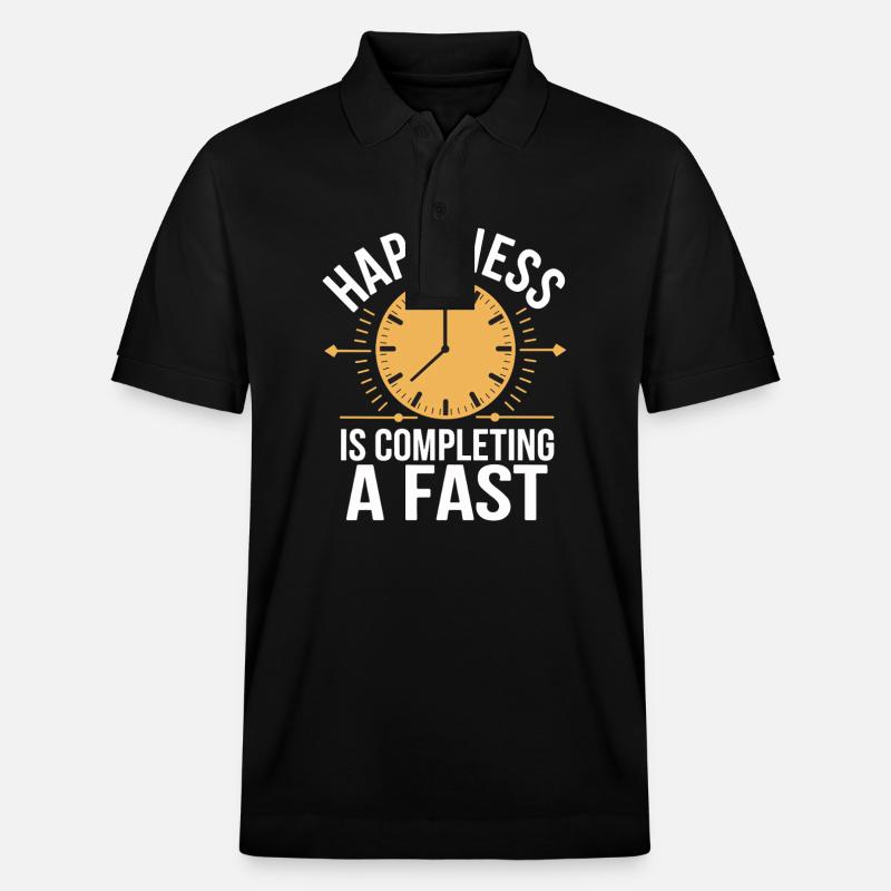 Intermittent fasting Intermittent fasting - Stanley/Stella Unisex Organic Polo Shirt PREPSTER - black