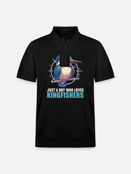 Kingfishers Kingfisher - Stanley/Stella Unisex Organic Polo Shirt PREPSTER - black