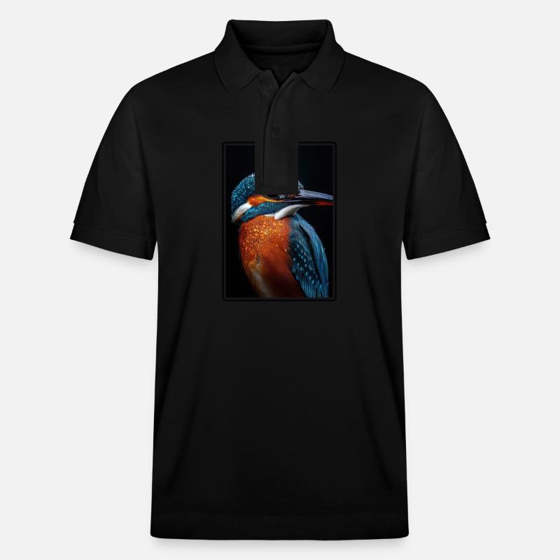 Martin-pêcheur Martin-pêcheur - Polo PREPSTER bio Stanley/Stella Unisexe - noir