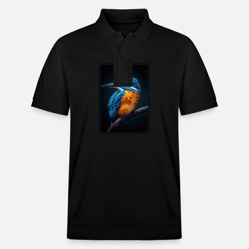 Martin-pêcheur Martin-pêcheur - Polo PREPSTER bio Stanley/Stella Unisexe - noir