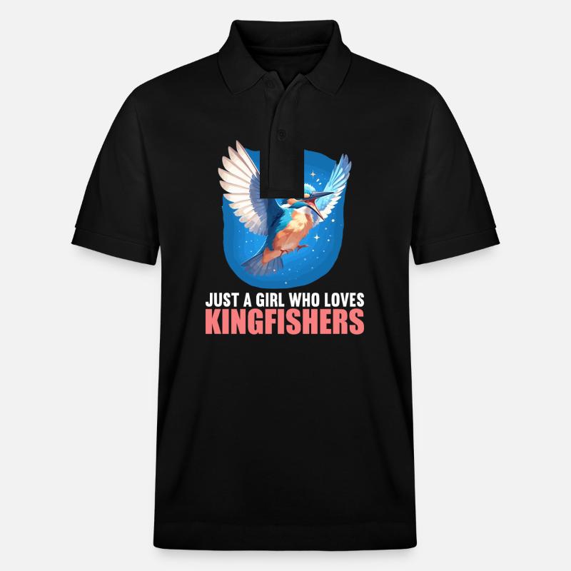 Eisvögel Eisvogel - Stanley/Stella Unisex Bio-Poloshirt PREPSTER - Schwarz