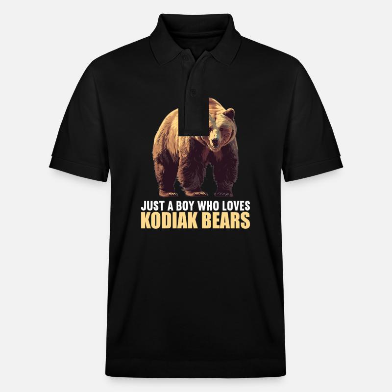 Ours Kodiak Ours Kodiak - Polo PREPSTER bio Stanley/Stella Unisexe - noir