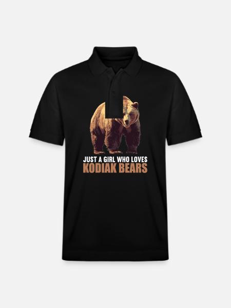 Kodiakbären Kodiakbär - Stanley/Stella Unisex Bio-Poloshirt PREPSTER - Schwarz