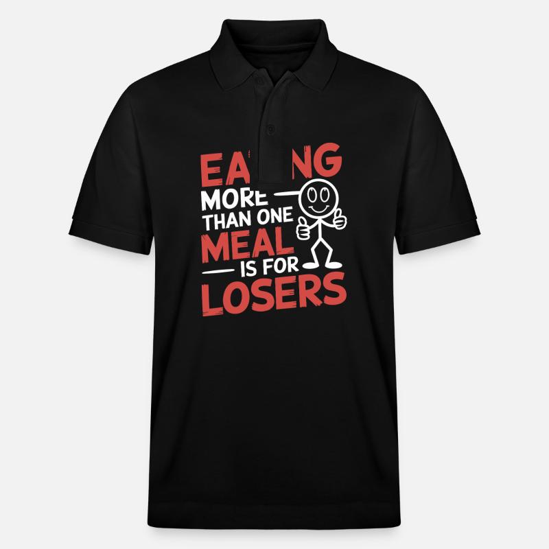 Intermittent fasting Intermittent fasting - Stanley/Stella Unisex Organic Polo Shirt PREPSTER - black