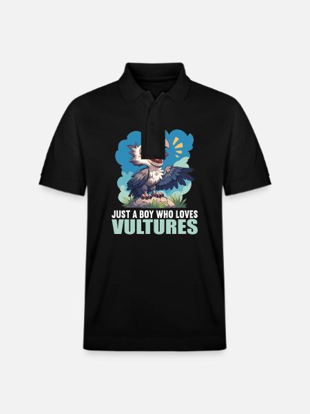 Vulture Geier - Stanley/Stella Unisex Bio-Poloshirt PREPSTER - Schwarz