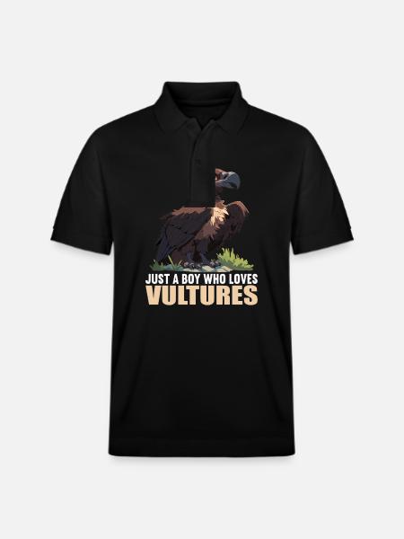 Vulture Geier - Stanley/Stella Unisex Bio-Poloshirt PREPSTER - Schwarz