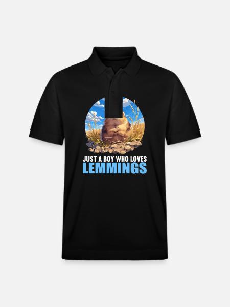 Lemmings Lemming - Stanley/Stella Unisex Organic Polo Shirt PREPSTER - black