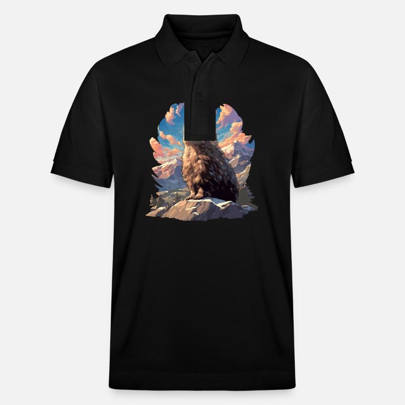 Lemmings Lemming - Polo PREPSTER bio Stanley/Stella Unisexe - noir