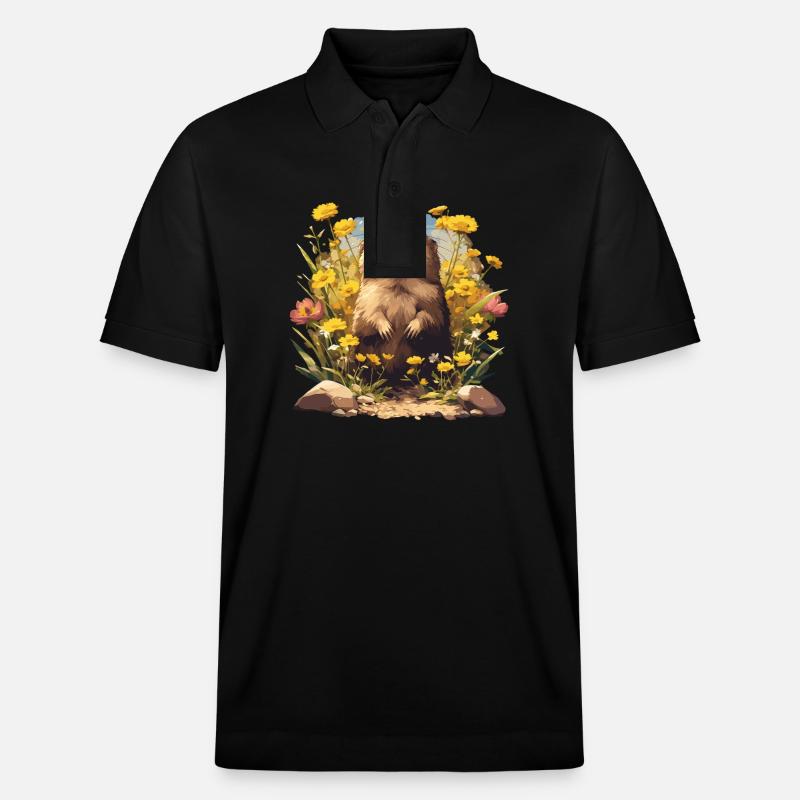 Lemmings Lemming - Polo PREPSTER bio Stanley/Stella Unisexe - noir